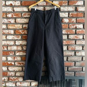 Everlane Women's Black Wide Leg Pants